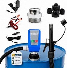 ⛽ 55 Gallon Drum Pump Electric Auto Shut-Off Nozzle DEF Diesel Kerosene 3.8GPM picture