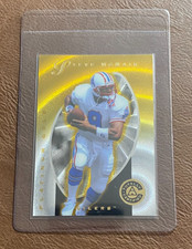 1997 pinnacle totally certified platinum gold # 30 Steve McNair picture
