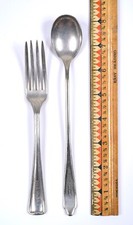 VINTAGE 1930'S PIG' N WHISTLE RESTAURANT ADVERTISING FLATWARE SILVERPLATE #18 picture