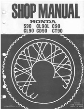 1966 1967 1968 1969 1970 Honda CT90 Trail 90 Service Shop Repair Manual  picture