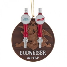 Budweiser Anheuser-Busch on Tap Holiday Ornament Multi-Color picture