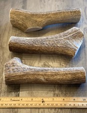 (3 PACK) JUMBO ELK ANTLER PREMIUM DOG CHEWS **OREGON ANTLER WORKS** picture