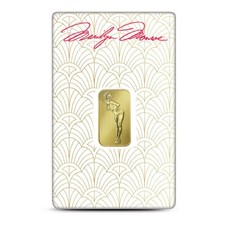5 Gram Marilyn Monroe Gold Bar (New w Assay) picture