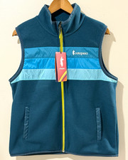 Cotopaxi Teca Women’s Blue Vest Full Zip Stand Collar picture