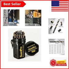 Complete 29-Pc Cobalt Drill Bit Set - Self-Centering Design for Perfect Drilling picture