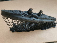 1 /350  French ironclad warship Bouvet Unpainted picture