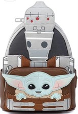 Loungefly Star Wars The Mandalorian The Child And IG-11 Mini Backpack NYCC  2020 picture