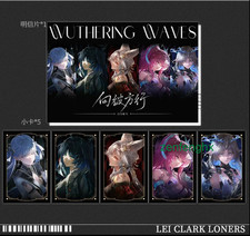 6Pc/set Hot Wuthering Waves Journey Beyond Cartethyia Jinhsi Shingekko Photocard picture