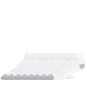 Burlington Men's Comfort Sport Cushion Quarter Socks 8 Pair Pack White One Size picture