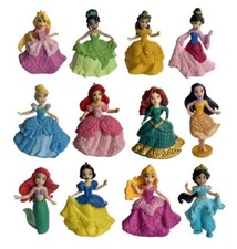 12pc Disney Princess Cinderella Belle Playset 12 Figure Cake Topper Toy Doll Set picture