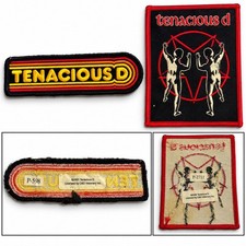 RARE Vintage Tenacious D Embroidered Patches Lot of 2 Licensed 2001 + 2005 picture