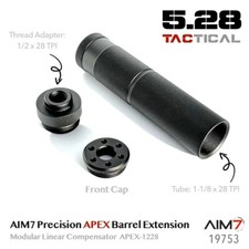 AIM7 APEX-1228 Modular Linear Compensator 1/2x28 .223 5.56 Muzzle Brake Aluminum picture