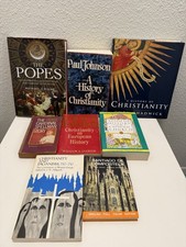 History of Christianity Catholic Church Popes Owen Chadwick 8 Book Lot picture