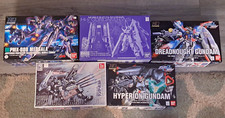 Lot Of 5 Bandai Gundam Model Kit Lot HG PMX-000 Messala + MG Ver.Ka Hi-ν H.W.S. picture
