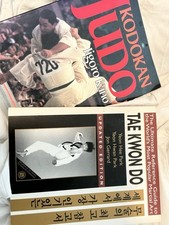 Vintage Kodokan Judo and Tae Kwon Do Book Lot of 2 Japanese Korean Martial Arts picture
