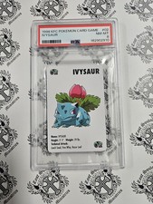 Vintage 1998 KFC Pokemon Card Game Ivysaur #02 English PSA 8💎 picture