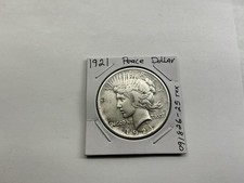 1921 High Relief Silver Peace Dollar $1 US Mint Dollar Coin 
