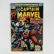 Marvel Comics Captain Marvel #33 Comic Origin of Thanos 1974  picture