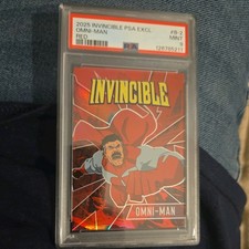 2025 INVINCIBLE SEASON 1 KEEPSAKE PSA EXCLUSIVE RED #B-2 OMNI-MAN 20/50 PSA 10 picture