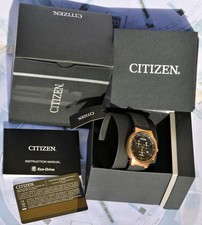 Citizen Modern Eco Drive Chronograph AT2403-15E New with Complete Kit picture