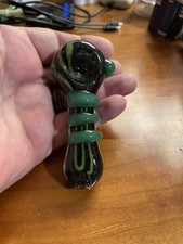 Beautiful Hand Blown Glass Spoon Pipe/American Made/For Tobacco Use picture