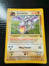 Pokémon TCG Aerodactyl Fossil Holo Rare 1/62 English Unlimited Stage 1 picture