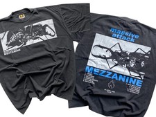 Vintage Massive Attack Mezzanine Shirt Size XL Black Faded Single Stitch REPRINT picture