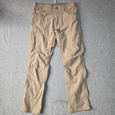 Kuhl Konfidant Air Pants Mens 30x32 Tan Vented Crotch & Knee UPF 50+ Hiking picture