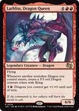 MTG Lathliss, Dragon Queen (Anime) [Foundations Jumpstart] Near Mint Magic picture