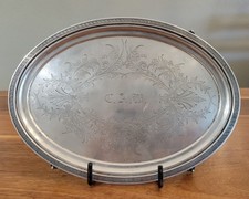 Civil War Era Gorham Coin Silver Salver – Crosby, Hunnewell & Morse, Boston picture