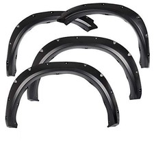4PCS Fender Flares, Cover Accessories Smooth Pocket Rivet Style picture