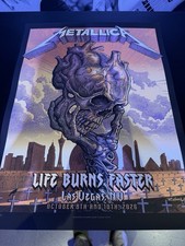 METALLICA LAS VEGAS SPHERE POP UP POSTER Week 2-Regular Print 10/8 & 10/10 picture