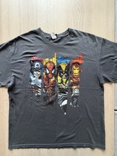Vintage Marvel Avengers x Wolverine Mad Engine Shirt XL picture