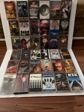 Lot Of 36 Heavy Metal, Hair Band, And Rock Cassette Tapes picture