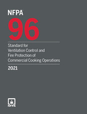 NFPA 96, Standard for Ventilation Control and Fire Protection 2021 BRAND NEW picture