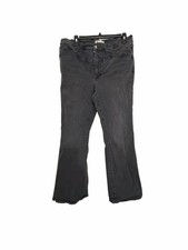 Madewell Mid-Rise Kick Out Jeans Black Size 31 picture