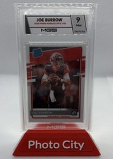 2020 Panini Donruss Optic - Rated Rookies Joe Burrow #151 (RC) Mgs Grading 9 picture
