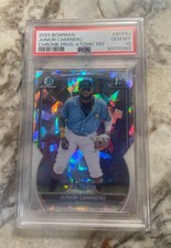 2023 BOWMAN JUNIOR CAMINERO CHROME PROS- ATOMIC REFREACTOR PSA GEM MT 10 #BCP61 picture