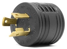 WEN GNA030 120V 30-Amp 3600-Watt Generator to RV Adapter, NEMA L5-30P to TT-30R picture