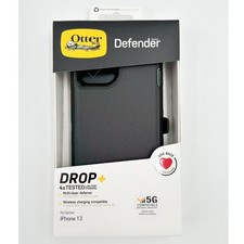 OtterBox Defender Case with Holster Case for iPhone 13, Black Case picture