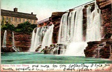 Rideau Falls near Ottawa Canada Postcard used 1905 picture