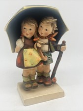 Large Vintage Goebel Hummel Stormy Weather 71/I Figurine 6.75