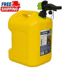 5 Gallon SmartControl Dual Handle Diesel Fuel Container, FSCD571, Yellow Gas Can picture