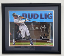 Aaron Judge Yankees Framed Autographed 16 X 20 62nd Home Run Fanatics Authentic picture