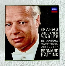 Reduced BERNARD HAITINK: BRAHMS/BRUCKNER/MAHLER SYMPHONIES (23-CD BOX SET 2013) picture