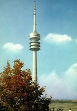 Hohe Olympiaturm Munich Germany Postcard picture