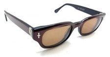 Matsuda 10617 CH/BE XL Maroon Red Oval Eyeglasses Frames 45-22 145 Japan Women picture