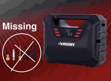 Husky 12-Volt AC/DC Portable Quick Flow Air Compressor w/ Digital Pressure Gauge picture
