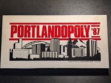 Vintage 1987 Portlandopoly Junior Achievement Portland OR Monopoly Complete picture