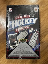 1990-91 Upper Deck Series 1 LNH NHL Hockey  Box - French Edition, Factory Sealed picture